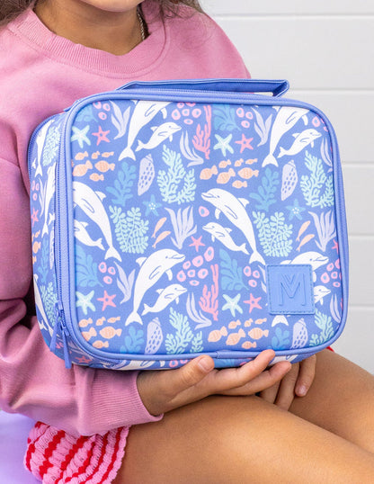 Montiico Medium Insulated Lunch Bag - Dolphin Dreams
