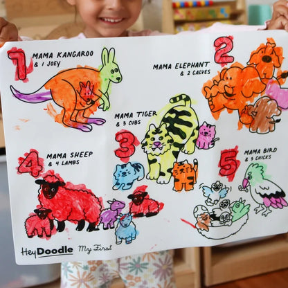 My First Counting Colouring & Doodle Mat