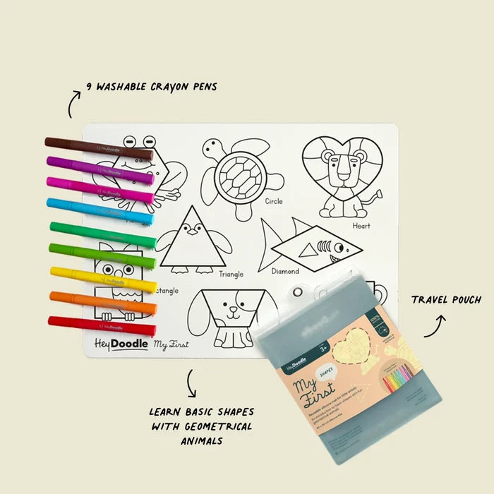 My First Shapes Colouring & Doodle Mat
