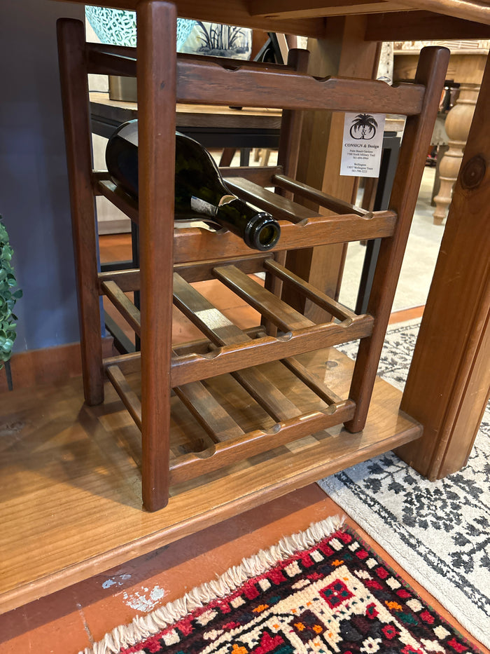 OAK WOOD WINE RACK