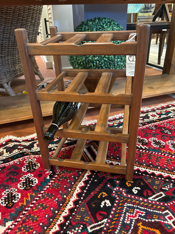 OAK WOOD WINE RACK