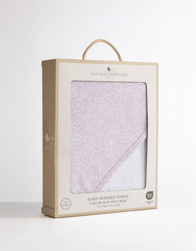 Organic Cotton Hooded Towel - Whimsical Wonderland