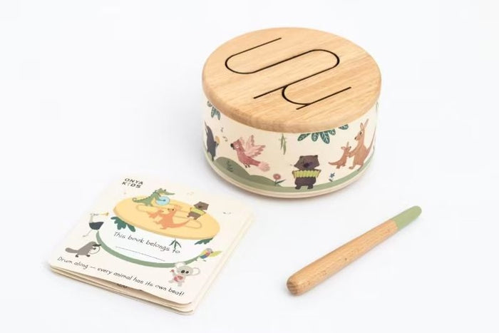 Outback Beats Wooden Drum (DAMAGED PACKAGING)