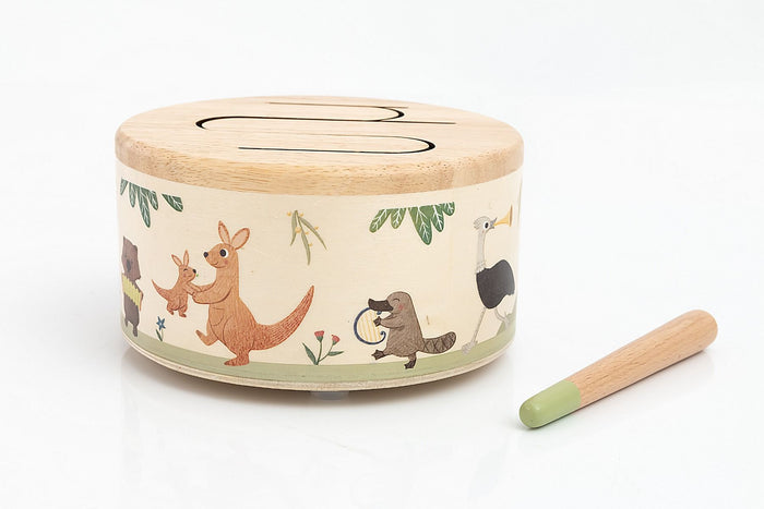Outback Beats Wooden Drum (DAMAGED PACKAGING)