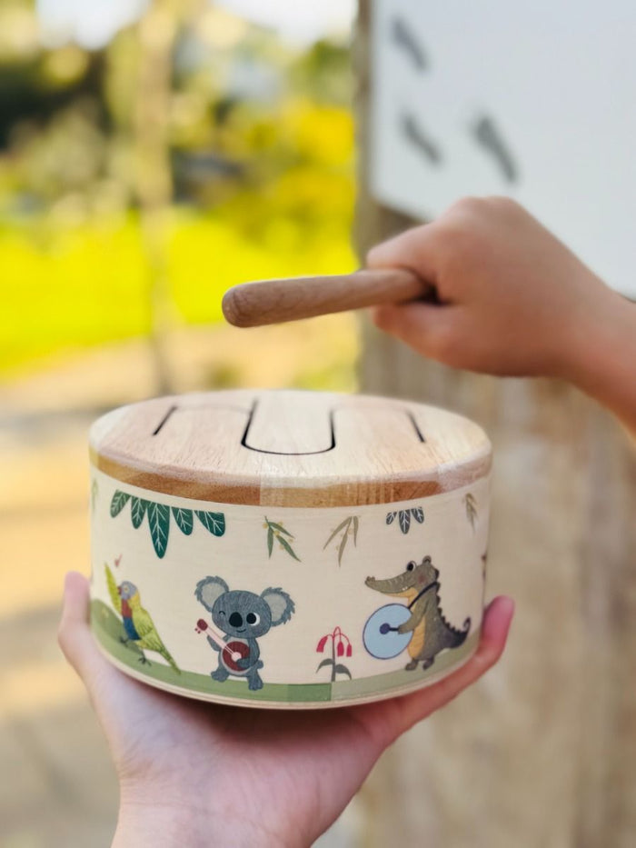 Outback Beats Wooden Drum (DAMAGED PACKAGING)