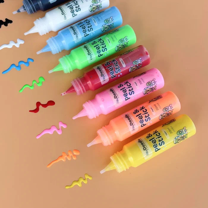 Peel & Stick Bright Paint 8 Pack