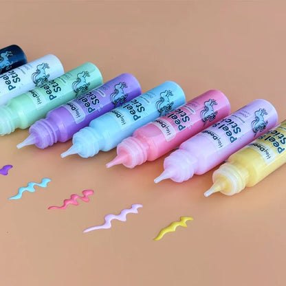 Peel & Stick Glitter Paint 8 Pack
