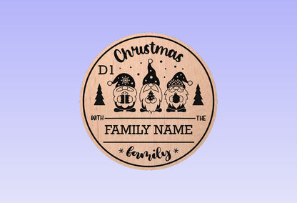 D1 Christmas Door Hanger