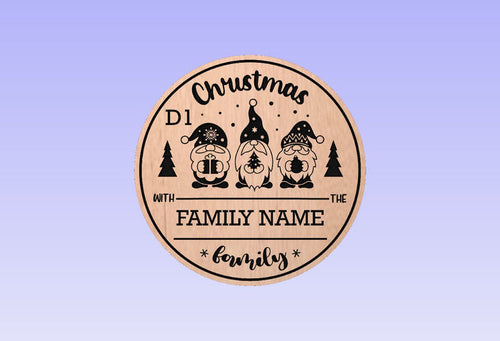D1 Christmas Door Hanger