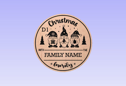 D1 Christmas Door Hanger