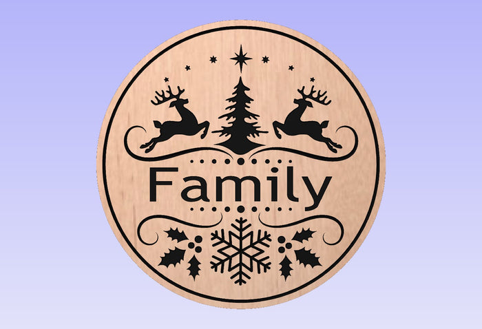 D7 Christmas Door Hanger