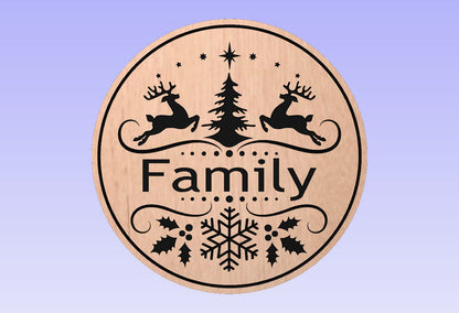 D7 Christmas Door Hanger