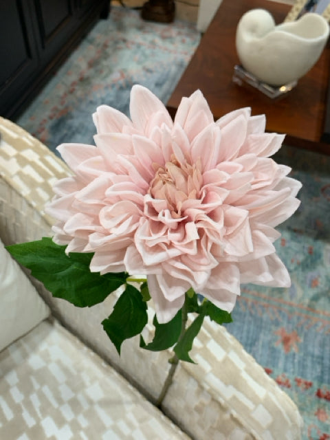 PINK REAL TOUCH DAHLIA STEM 29"H