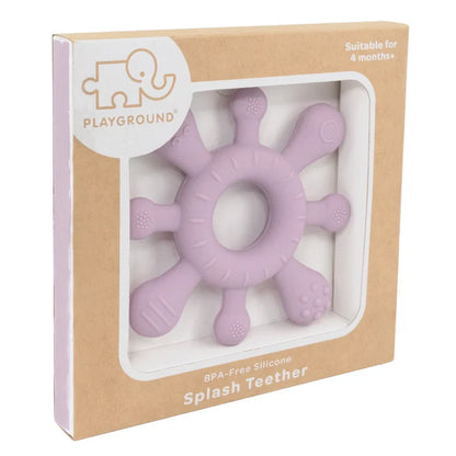 Playground Silicone Splash Teether Dusty Mauve