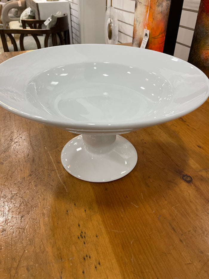 POTTERY BARN PEDESTAL SERVERING BOWL