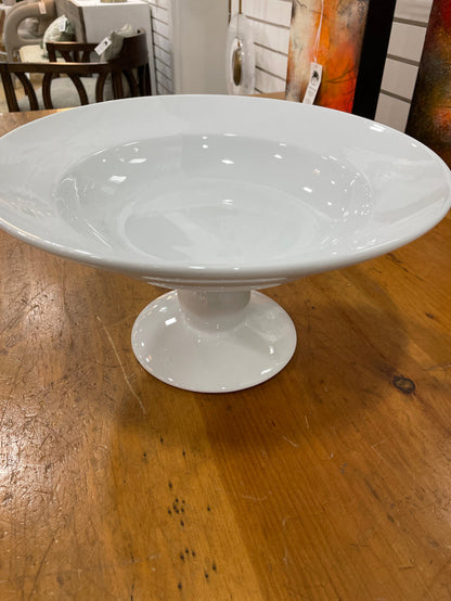POTTERY BARN PEDESTAL SERVERING BOWL