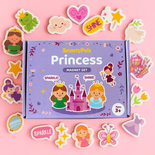 Princess Magnet Set | Fairy Tale Magnetic Play Pieces For Kids