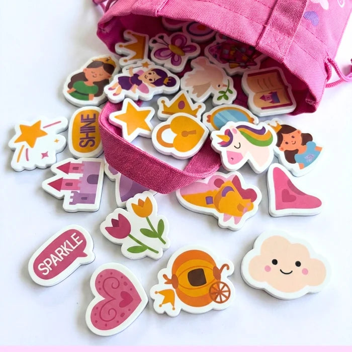 Princess Magnet Set | Fairy Tale Magnetic Play Pieces For Kids