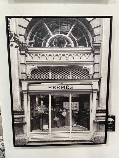 PRINT CLASSIC COUTURE I IN BLACK FRAME