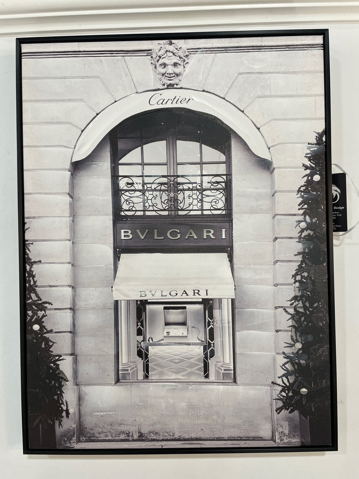 PRINT CLASSIC COUTURE III IN BLACK FRAME