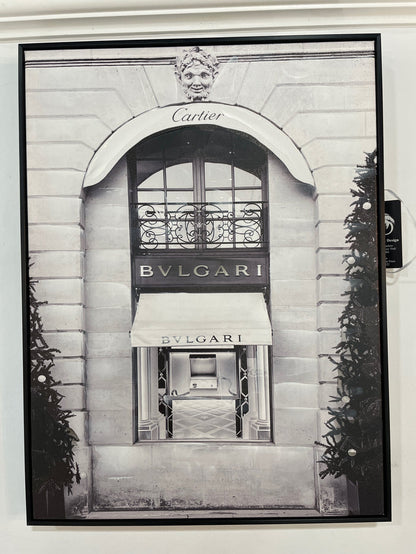 PRINT CLASSIC COUTURE III IN BLACK FRAME
