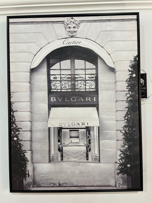 PRINT CLASSIC COUTURE III IN BLACK FRAME