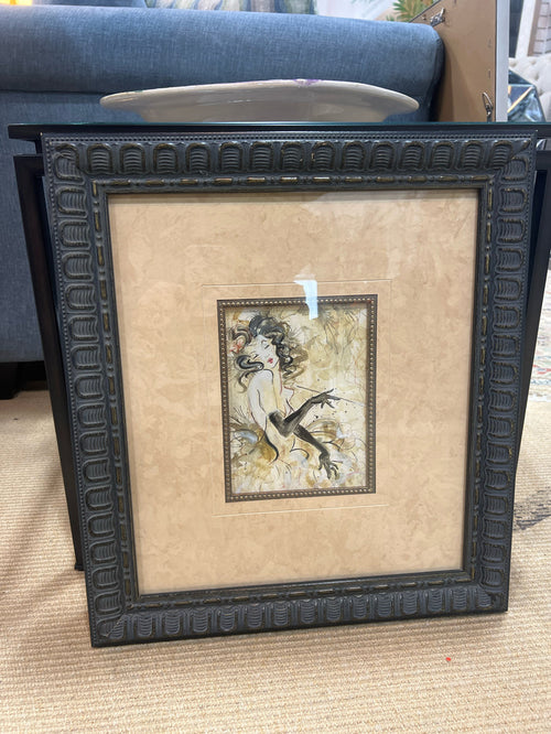 PRINT SOPHISTICATED LADY BY KAREN DUPRE IN BLACK FRAME