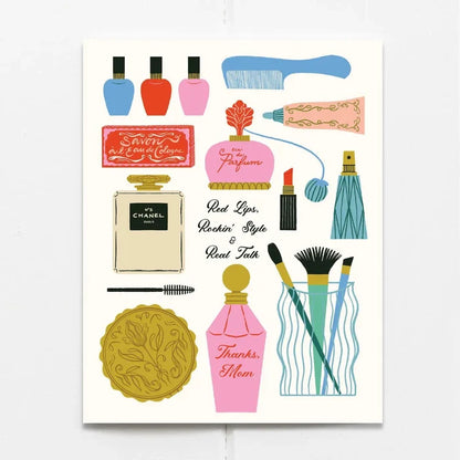 Red Lips Cards