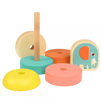 Rex London Wooden Toy - Wild Wonders Stacker