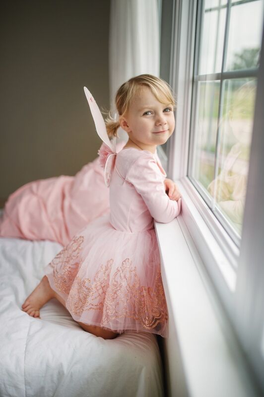 Rose Gold Tutu & Wings Set | Size 4-6