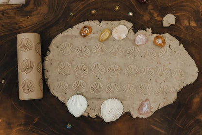Shell Playdough/Sensory Play Roller