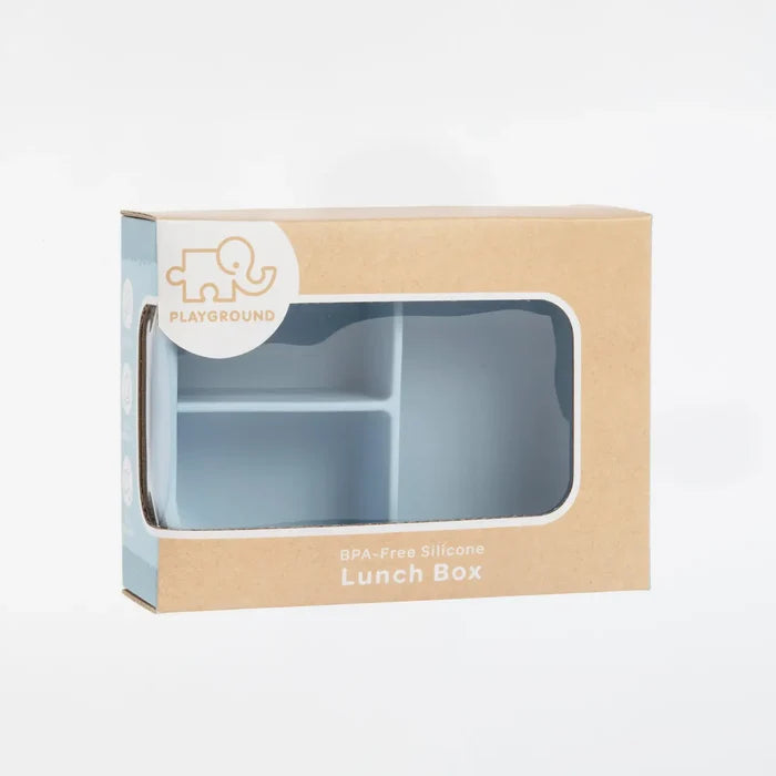 Silicone Lunch Box- Small - Dusty Blue