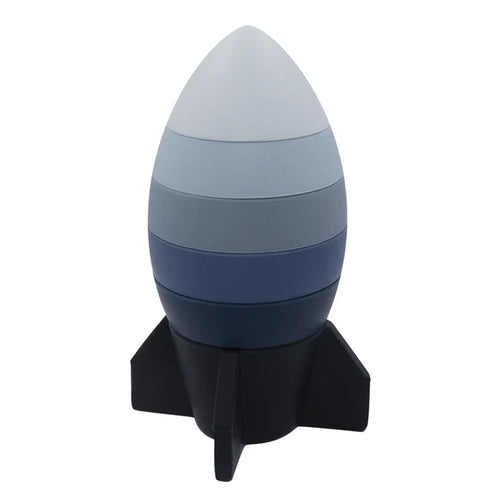 Silicone Rocket Stacking Tower (DAMAGED PACKAGING)