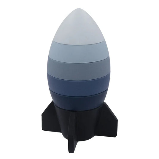 Silicone Rocket Stacking Tower (DAMAGED PACKAGING)