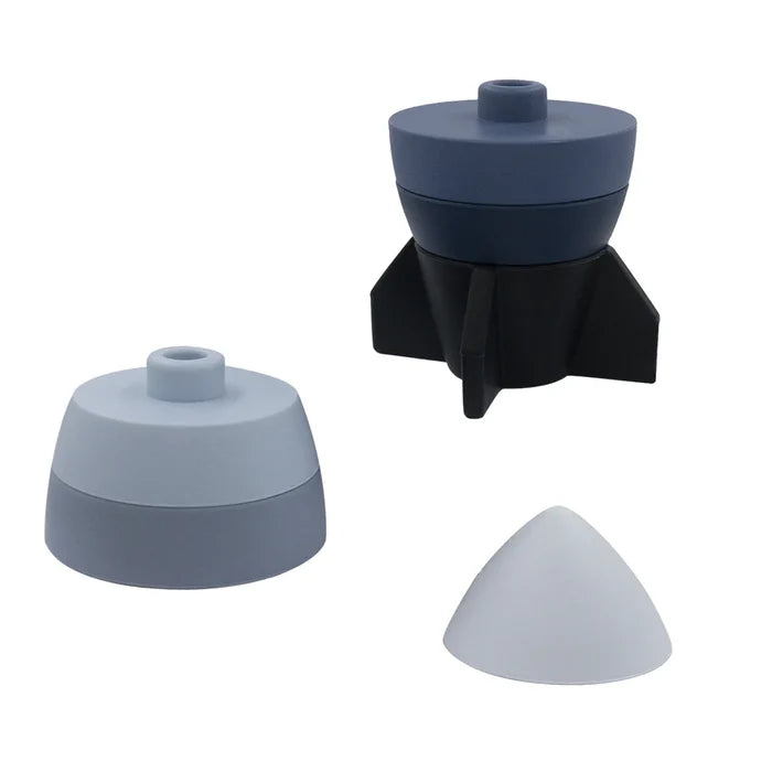 Silicone Rocket Stacking Tower (DAMAGED PACKAGING)