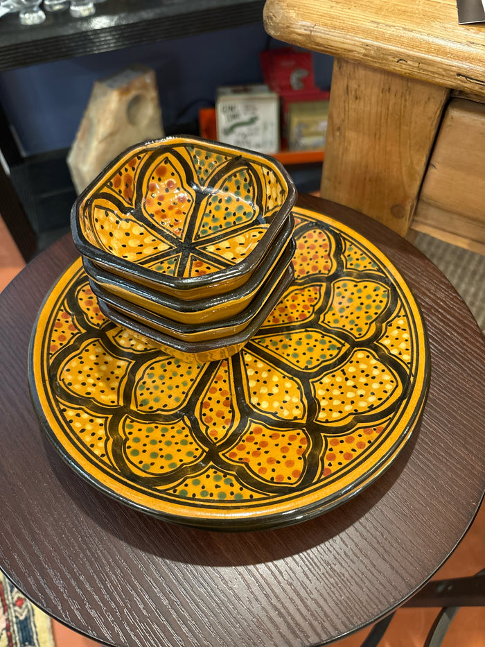 SIX PIECE TUNISIAN LUNCH SET