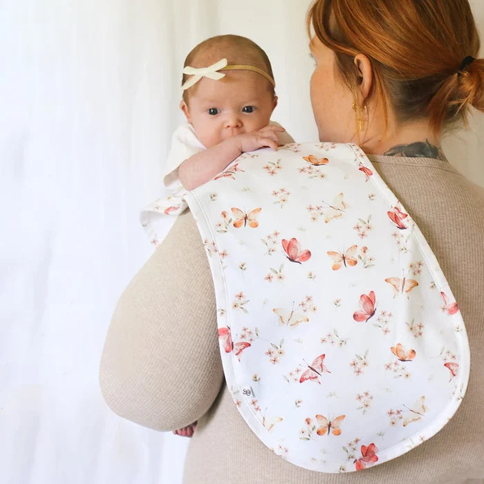 Snuggle Hunny Organic Cotton Burp Cloth - Butterfly