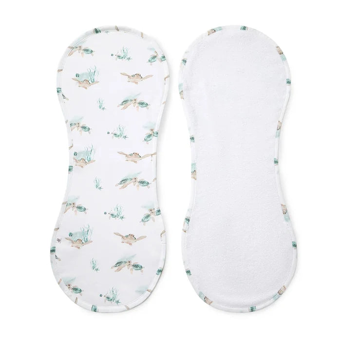 Snuggle Hunny Organic Cotton Burp Cloth - Turtle