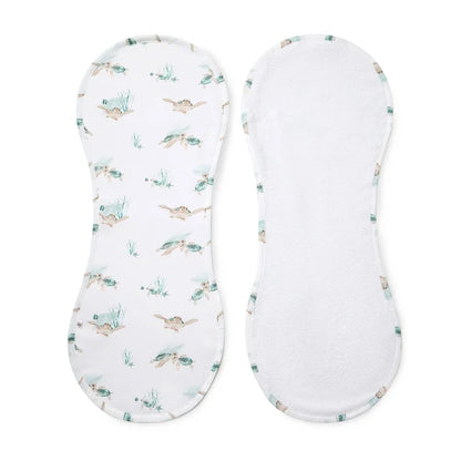 Snuggle Hunny Organic Cotton Burp Cloth - Turtle