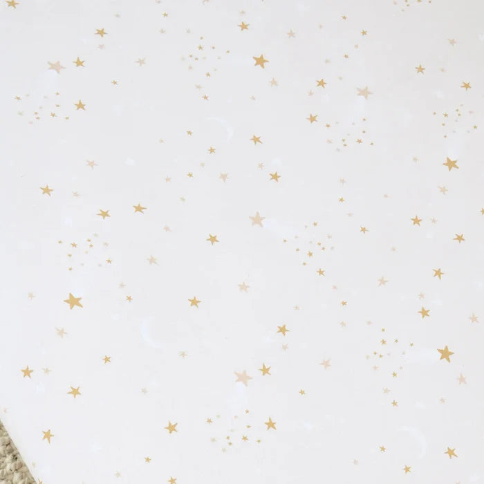 Snuggle Hunny Organic Fitted Jersey Cotton Cot Sheet - Stardust