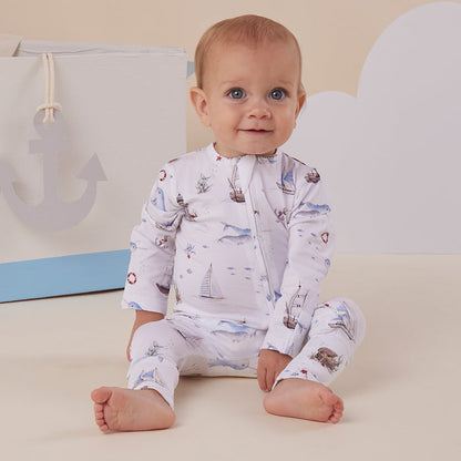 Snuggle Hunny Organic Snugglesuit - Set Sail