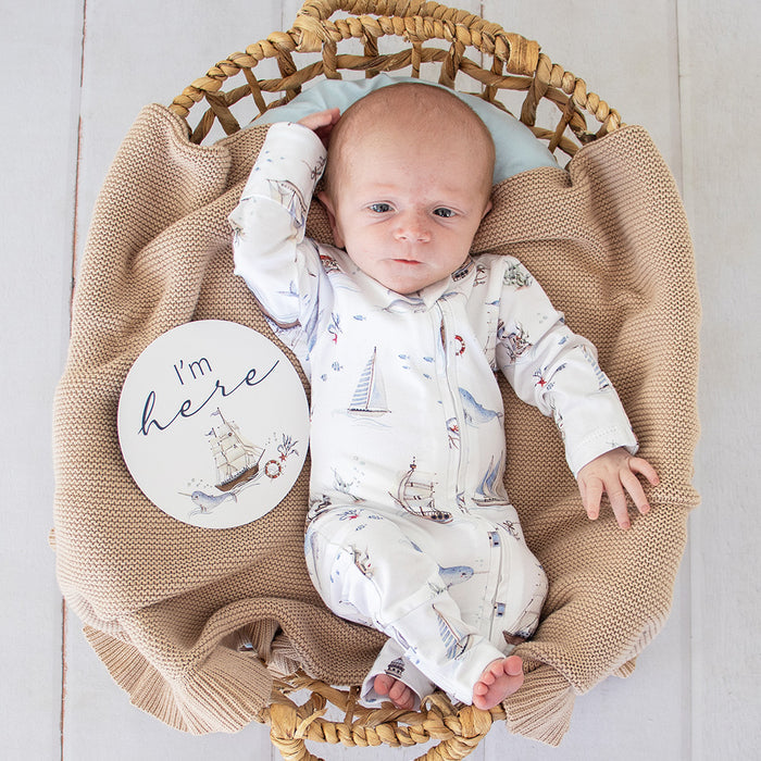 Snuggle Hunny Organic Snugglesuit - Set Sail