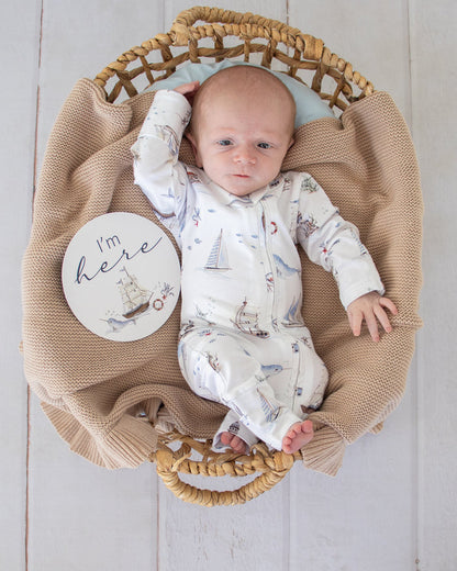 Snuggle Hunny Organic Snugglesuit - Set Sail