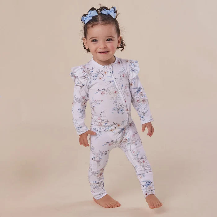 Snuggle Hunny Organic Snugglesuit - Sweet Swallows