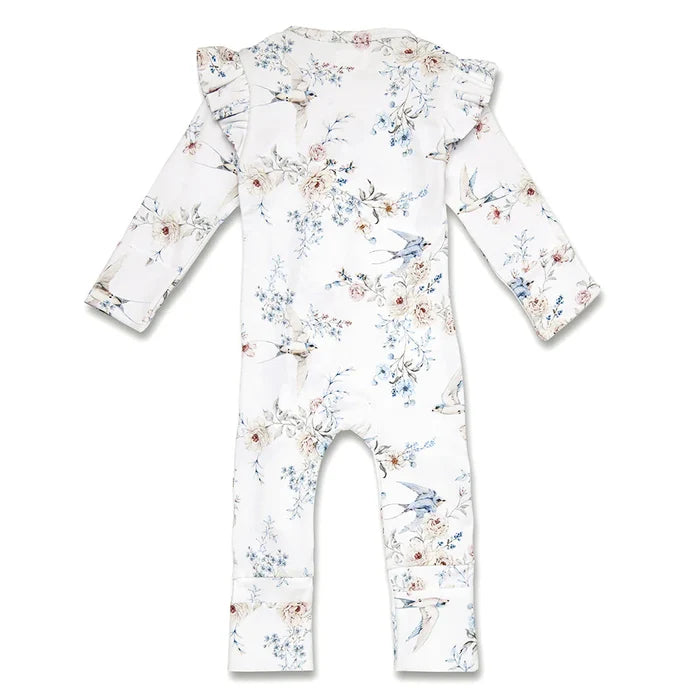 Snuggle Hunny Organic Snugglesuit - Sweet Swallows