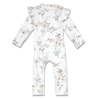 Snuggle Hunny Organic Snugglesuit - Sweet Swallows