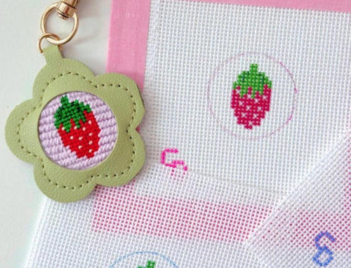 strawberry charm canvas