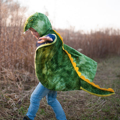 T-Rex Hooded Cape Costume | Size 4-5