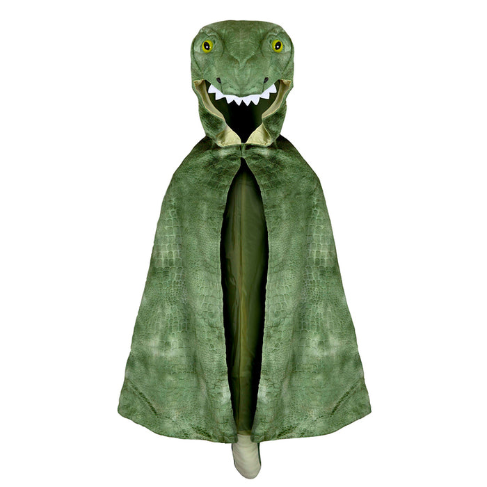 T-Rex Hooded Cape Costume | Size 4-5