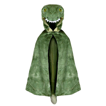 T-Rex Hooded Cape Costume | Size 4-5